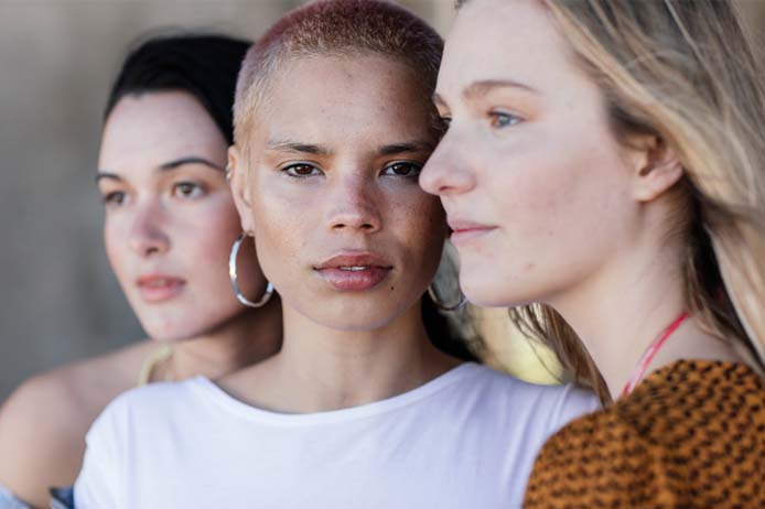 Three women