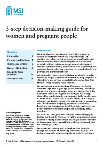 3 day decision making guide