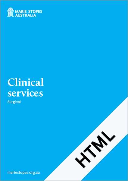 HTML Clinical services: Surgical (Cover Thumbnail Image)