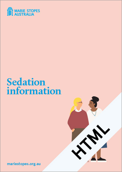 HTML Clinical Services: Sedation Information (Cover Thumbnail Image)
