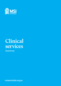 Clinical Services Vasectomy cover thumbnail