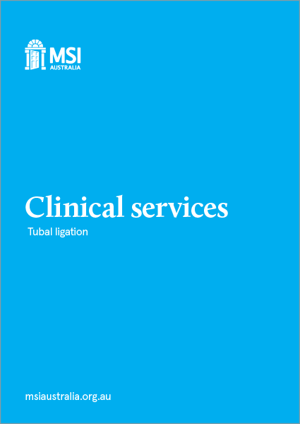 Clinical Services:  Tubal ligation
